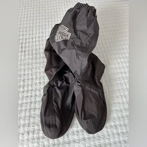 Harley-Davidson Unisex Rainwear Rain Gaitor Lug Sole Boot Cover Black S